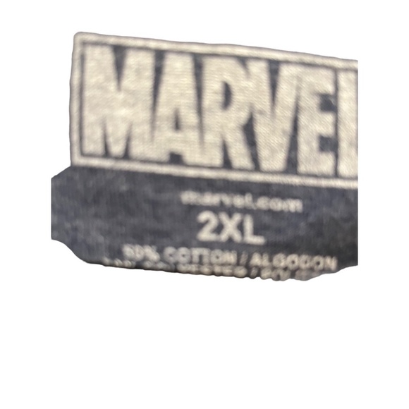 Marvel Comics Short Sleeve Faded Blue Captain America Tee T-Shirt Size XXL - Picture 2 of 3